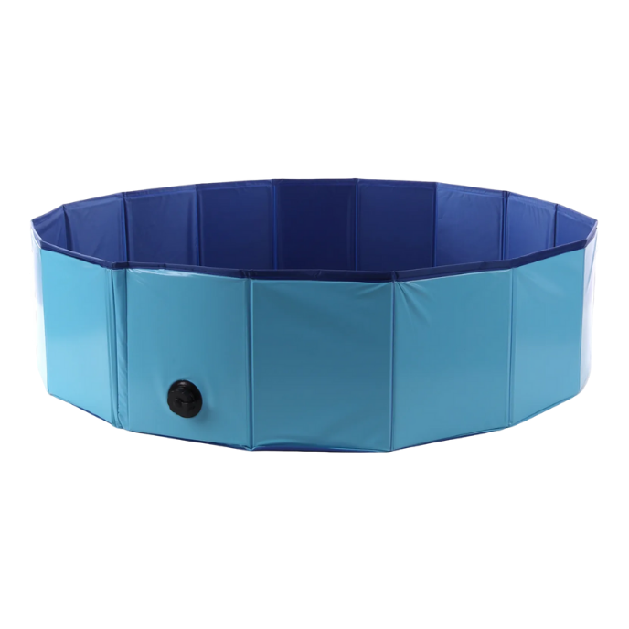 Hondenzwembad Splatter rond blauw