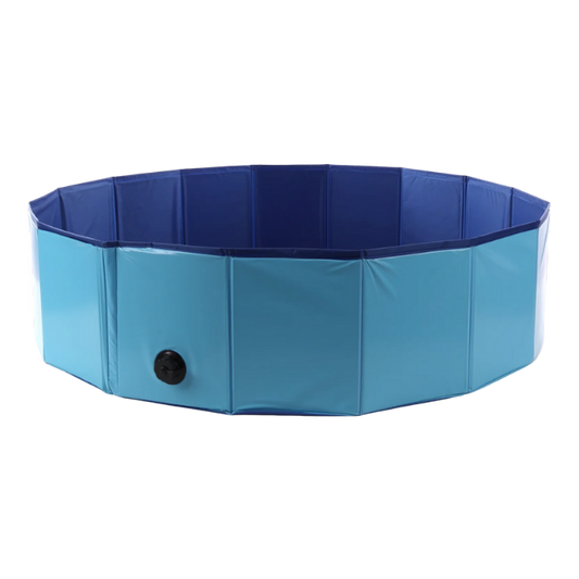 Flamingo Hondenzwembad Splatter rond blauw - Nora-Lou
