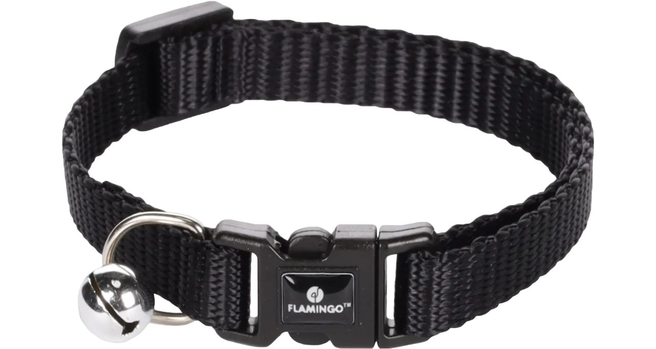Halsband KATTEN met bel (meerdere kleuren) 20-35cm - Nora-Lou