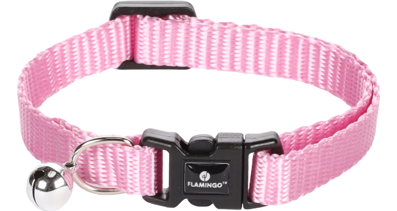 Halsband KATTEN met bel (meerdere kleuren) 20-35cm - Nora-Lou
