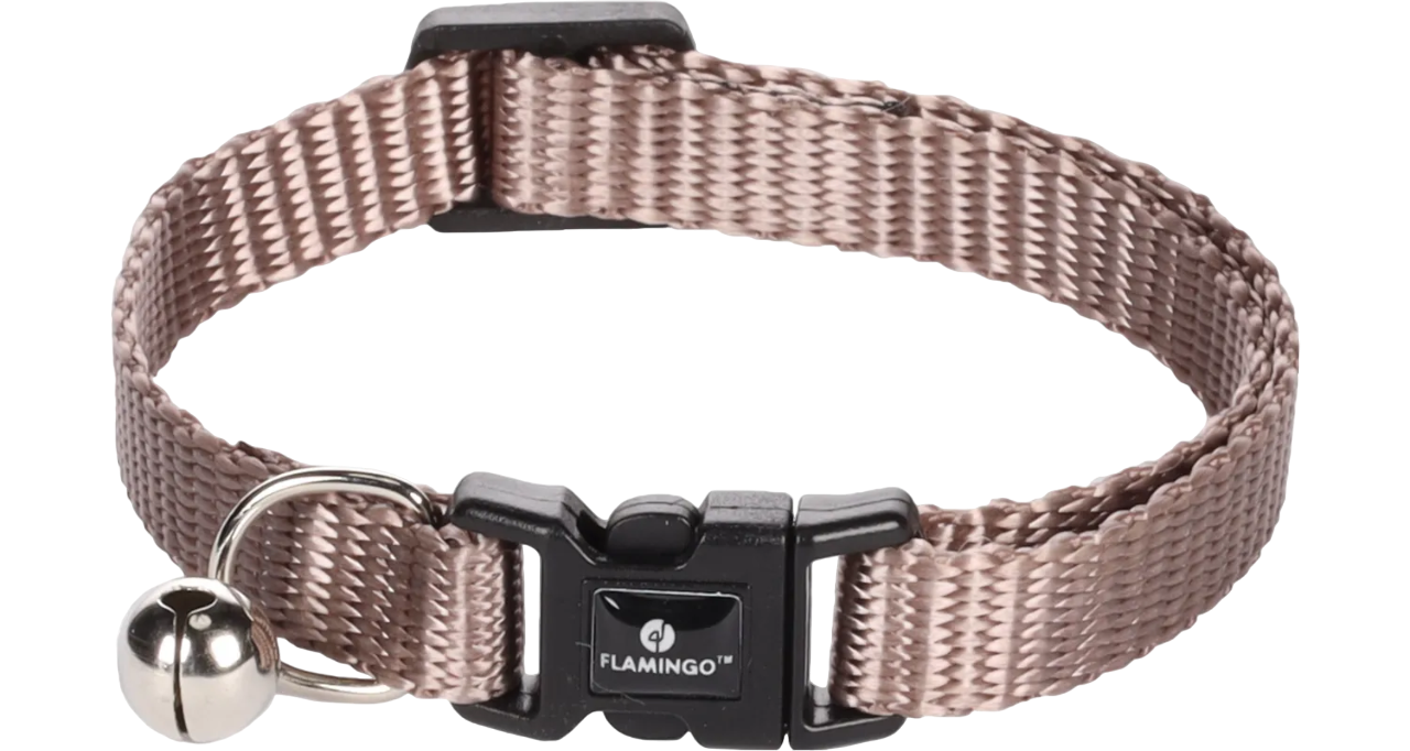 Halsband KATTEN met bel (meerdere kleuren) 20-35cm