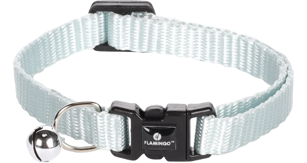 Halsband KATTEN met bel (meerdere kleuren) 20-35cm