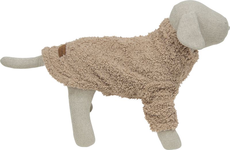 AB Curl Plush trui beige