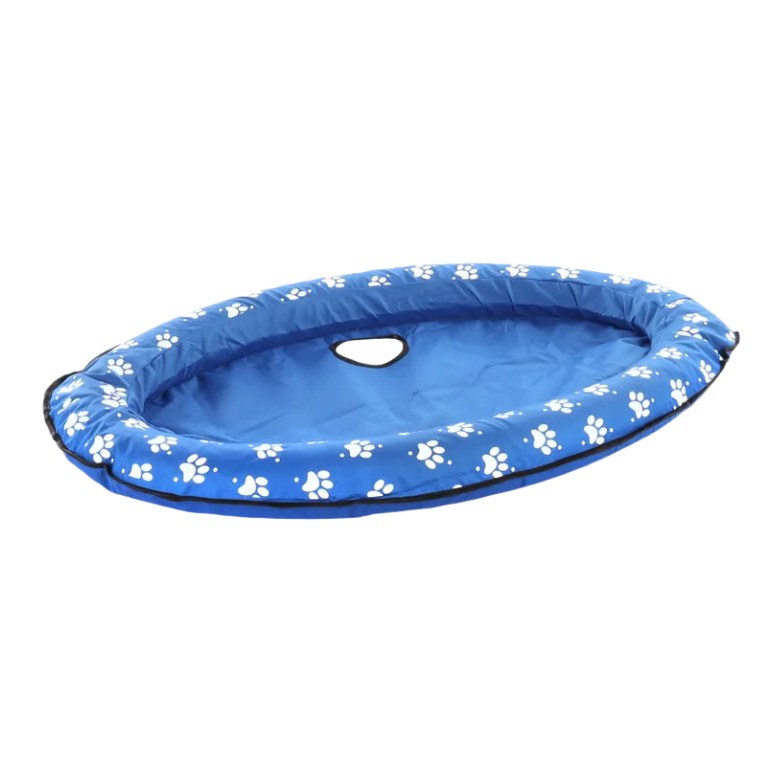 Luchtbed Flosi ovaal blauw 100 x 65cm - Nora-Lou