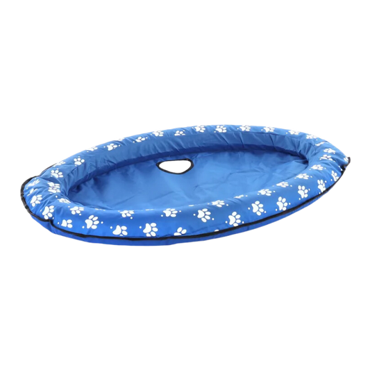 Luchtbed Flosi ovaal blauw 100 x 65cm - Nora-Lou