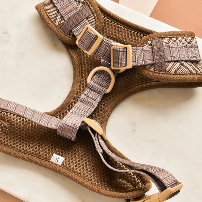 PRE-ORDER Cocopup harnas verstelbaar PUP PLAID