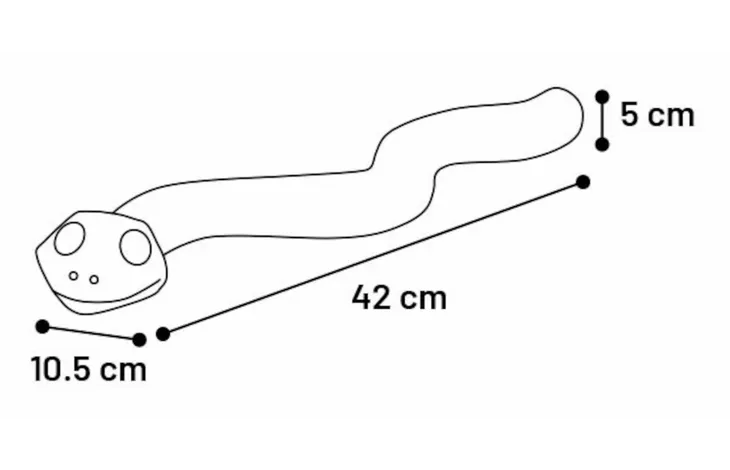 Toys Sneaky Snake Bordeaux