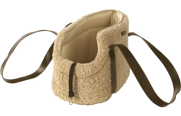 Flamingo Draagtas Teddy Beige