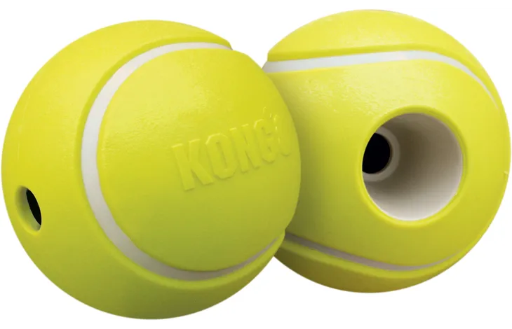 Kong® Speelgoed Rewards Tennis Geel - Nora-Lou