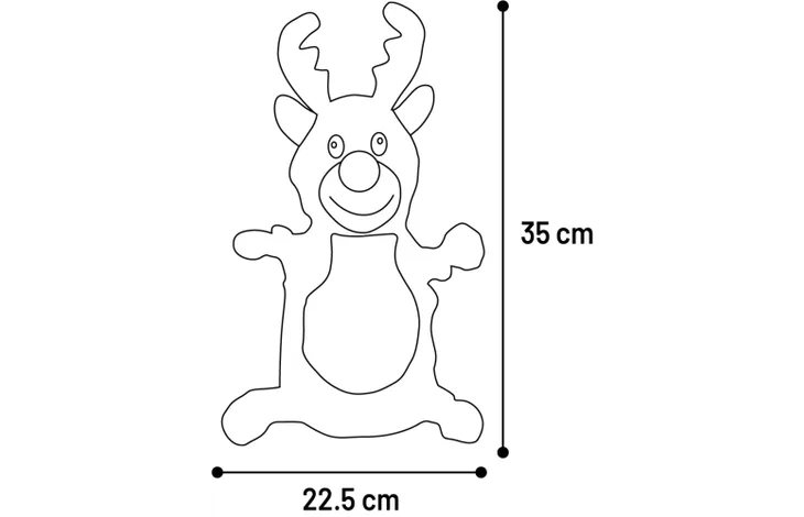 Kerst Speelgoed Jeffro Rendier Bruin