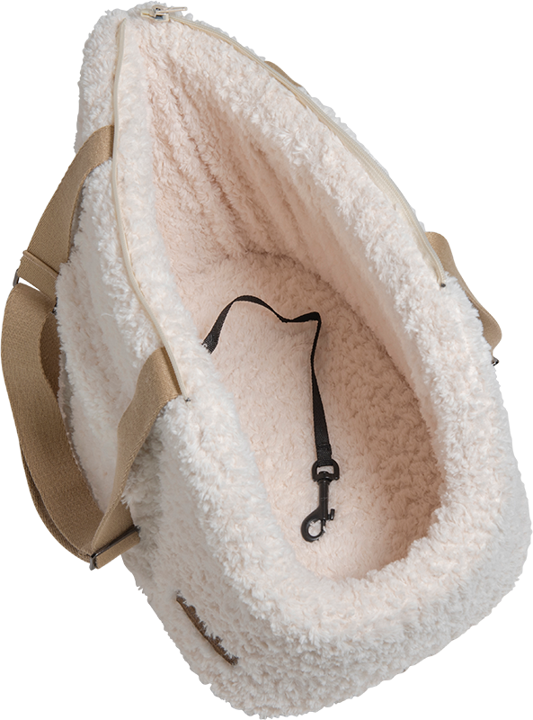 AB Curl Plush draagtas wit - S