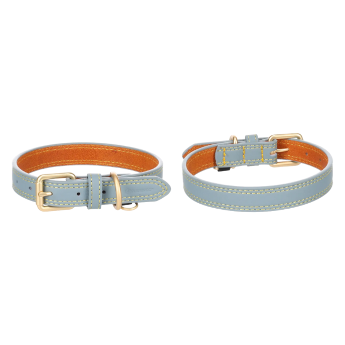 Flamingo Lederen halsband Virgina (meerdere kleuren) - Nora-Lou