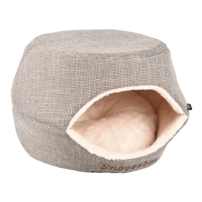 Kattenmand Snoozebay ovaal bruin & creme