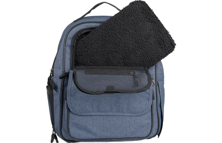 Flamingo dog backpack Wiro Blue