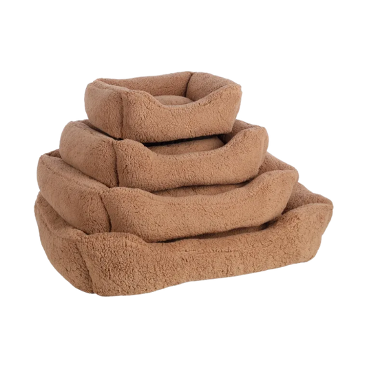 Felpa Rectangular Mocha Orthopedic Basket