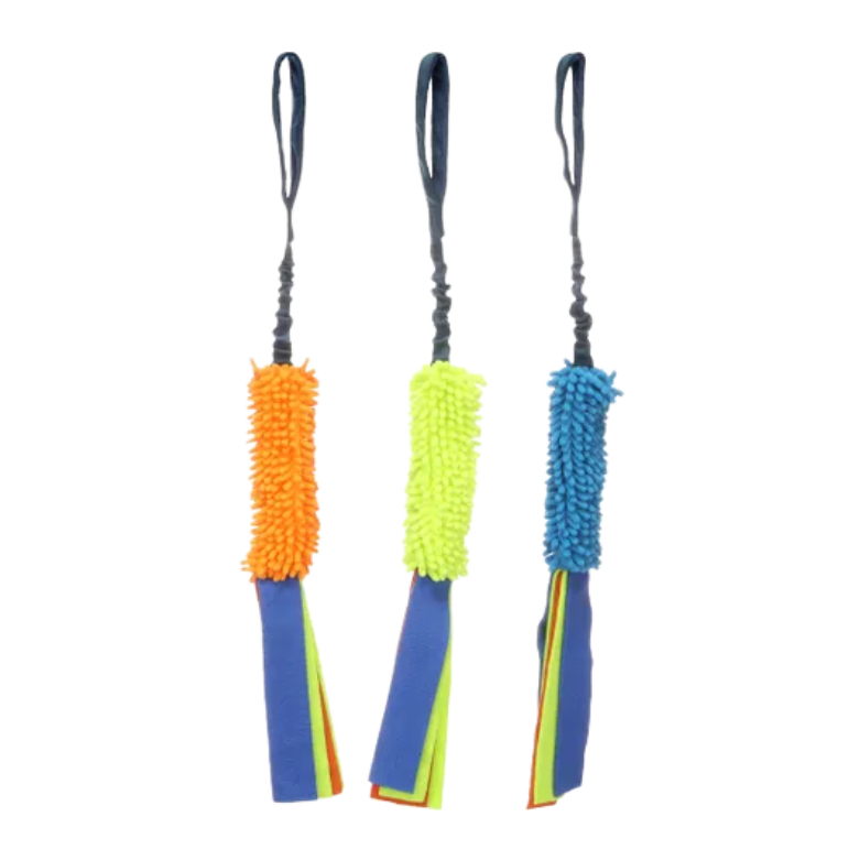 Speelgoed Fauxtra Trektouw Bungee Chenille Meerdere kleuren