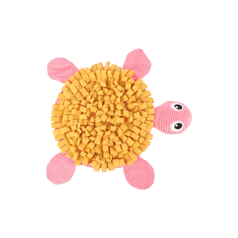 Snuffle mat Puppy Morgano Turtle Ochre & Pink