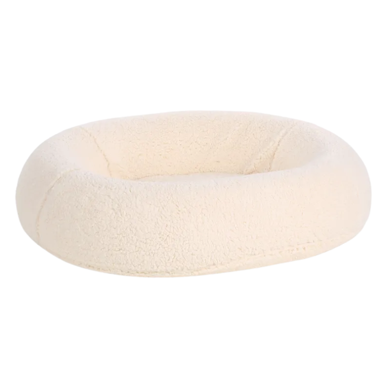 Hypoallergene hondenmand Felpa Ovaal Wit