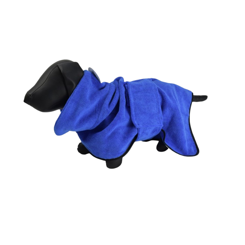 Hondenbadjas Blauw