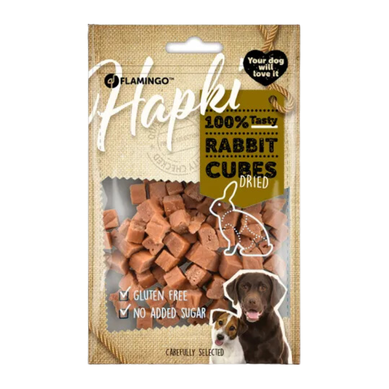 Snack Hapki Blokjes met konijn (85gr) - Nora-Lou