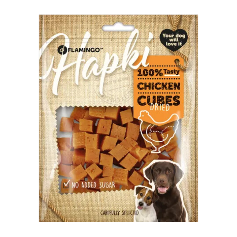 Snack Hapki Blokjes met kip (170gr) - Nora-Lou