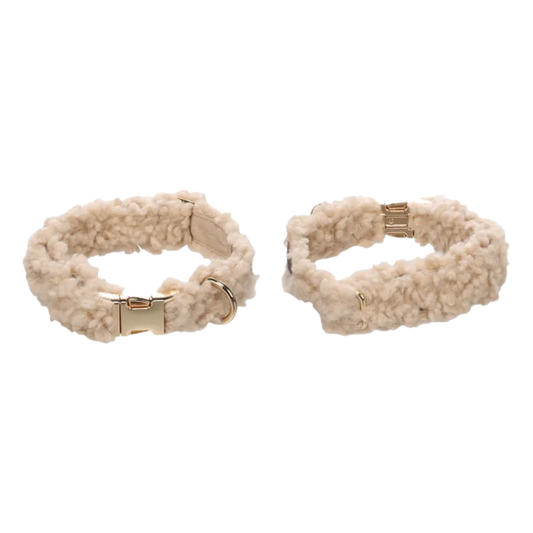Flamingo Halsband Teddy Beige
