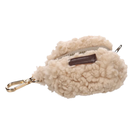 Flamingo Poepzakhouder Teddy Beige