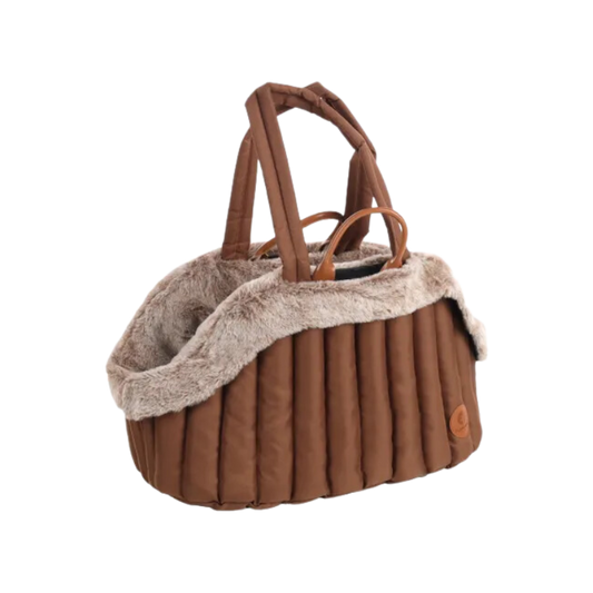 Flamingo Draagtas Tuke Bruin (groot) - Nora-Lou