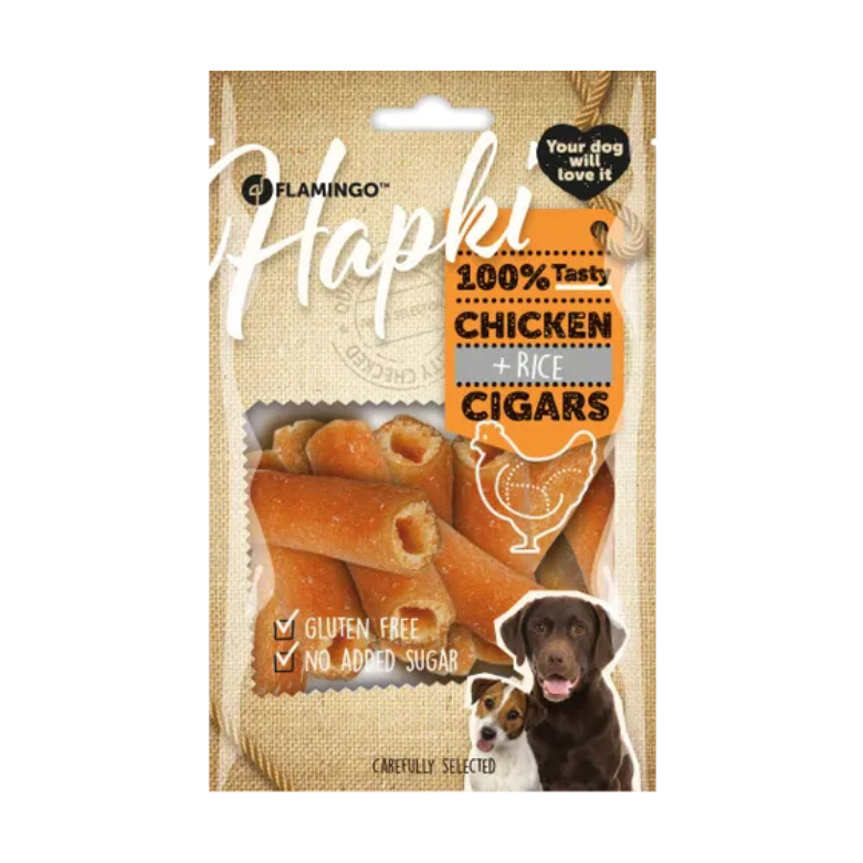 Snack Hapki Sigaar met kip & Rijst (85gr)