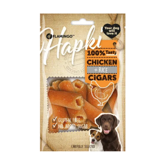 Snack Hapki Sigaar met kip & Rijst (85gr) - Nora-Lou