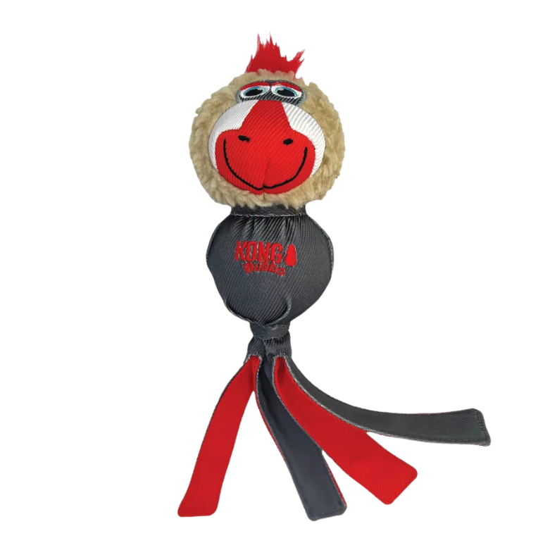 Kong® Speelgoed Wubba Rood Aap - Nora-Lou