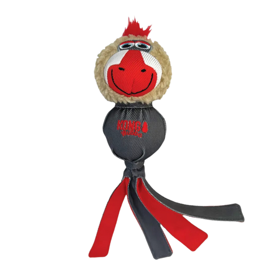 Kong® Speelgoed Wubba Rood Aap - Nora-Lou