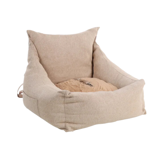 Flamingo Autostoel/automand Megan Beige (middel) - Nora-Lou