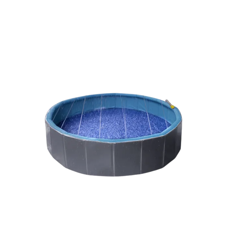 Zwembad Sprinkle Rond Blauw & Donkergrijs