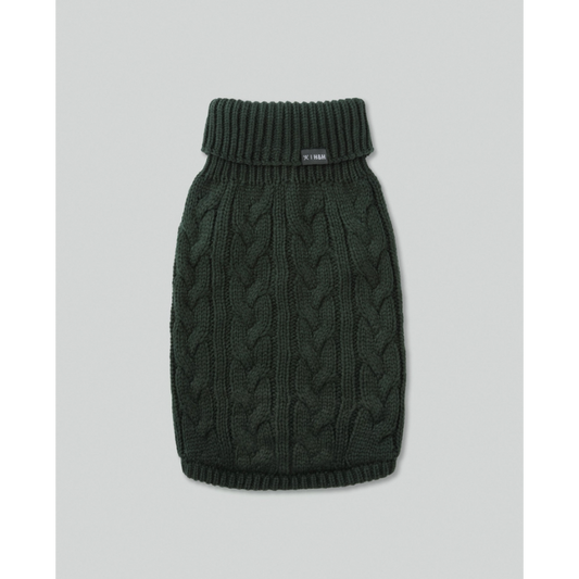 PRE-ORDER Knitted sweater for dogs - green