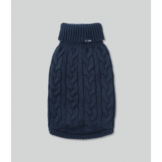 PRE-ORDER Knitted sweater for dogs - blue