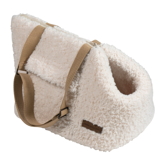 AB Curl Plush draagtas wit - S