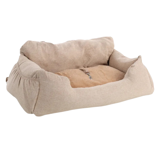 Flamingo Autostoel/automand Megan Beige (groot) - Nora-Lou