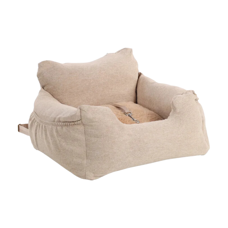 Flamingo Autostoel/automand Megan Beige (klein) - Nora-Lou