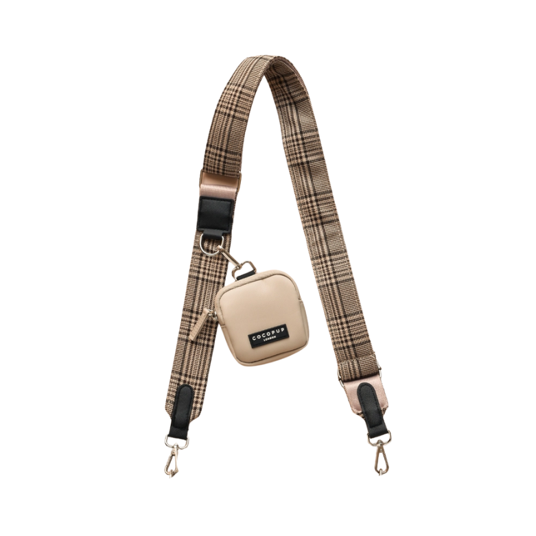 Cocopup Riem Hondenwandeltas Pup Plaid