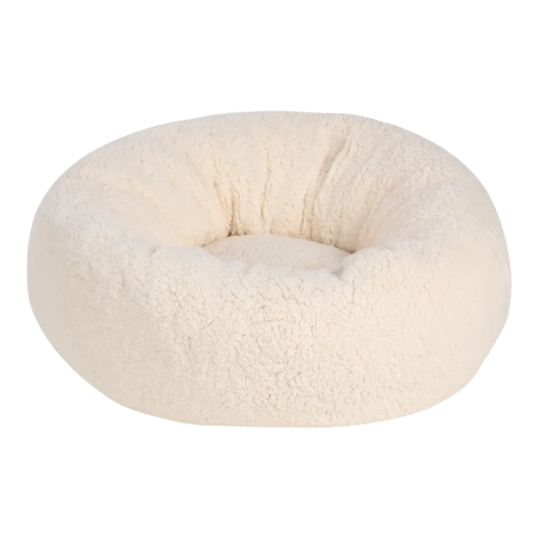 Basket Felpa Round White 45x45x23cm