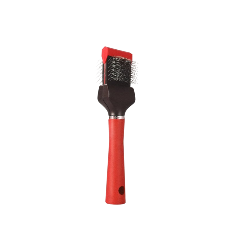 Flexible brush slicker red single TRITRA