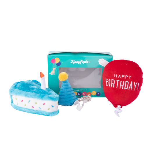 Pup Birthday Box blue - Nora-Lou