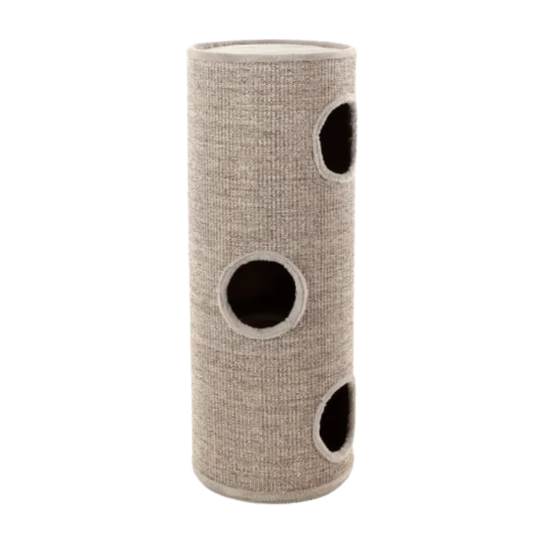 Flamingo Scratching Post Greta Grey & Natural & Light Brown - Large
