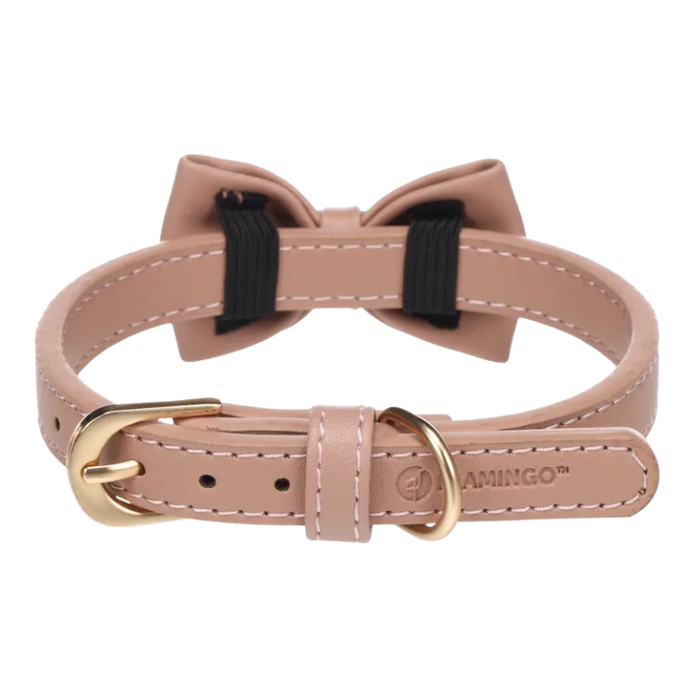 Flamingo Halsband met strik (meerdere kleuren) - Nora-Lou