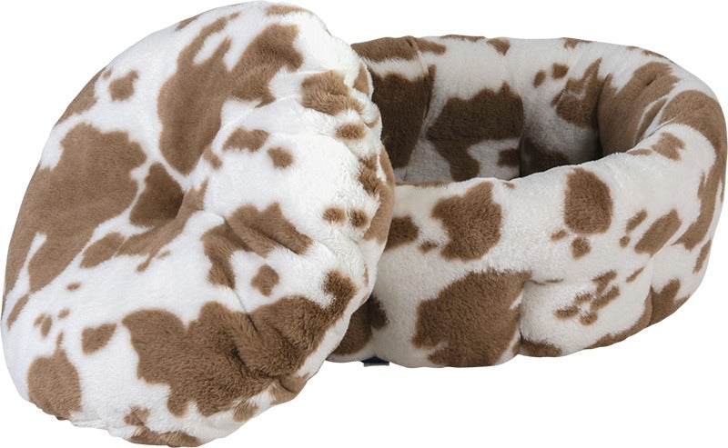 AB COW PLUSH High Basket White/Mocha-M 80x80x28cm
