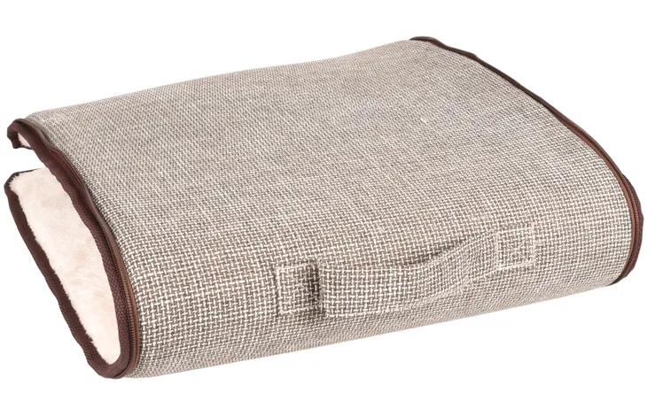 Kattenmand Snoozebay ovaal bruin & crème