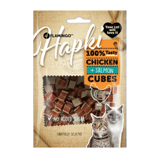 Snack Hapki Blokjes met kip & met zalm - Nora-Lou