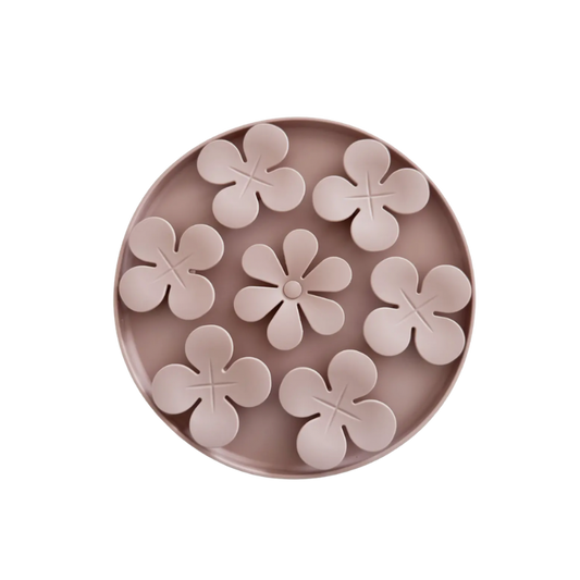 Slow feeder bloemen roze