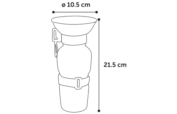 Water distributor Ollie blue & black